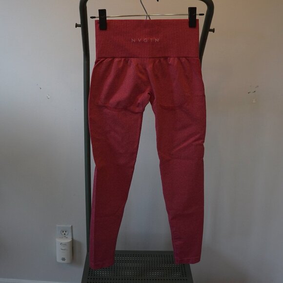 NVGTN Pink Mid Rise Seamless Contour Legging Size S - Picture 7 of 10